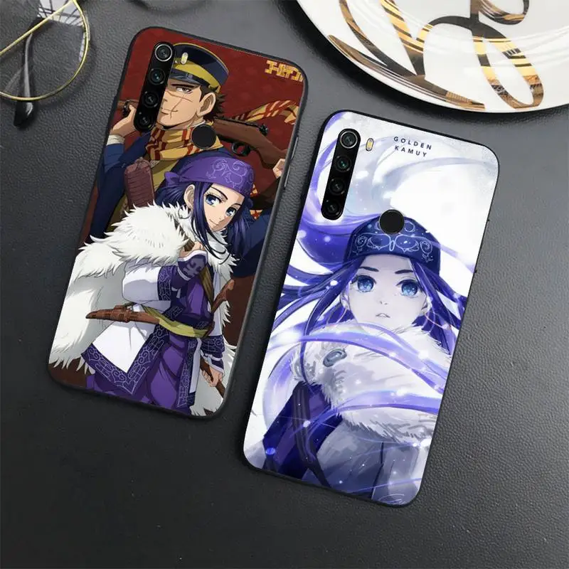 

Golden Kamu Japan anime Phone Case For Xiaomi Redmi note 7 8 9 t max3 s 10 pro lite coque shell cover funda