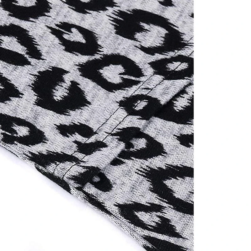 

Moms Long Sleeve Winter Maternity Clothes New Cotton Leopard Nursing Top Breastfeeding Tops For Pregnant Women Maternity T-shirt