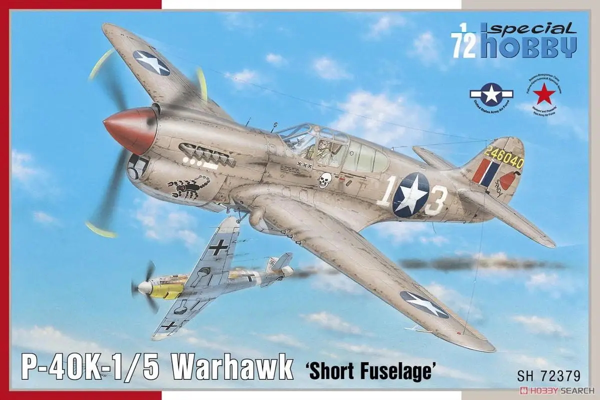 

Special Hobby SH72379 1/72 sacle P-40K-1 /5 Warhawk 'Short Tail'