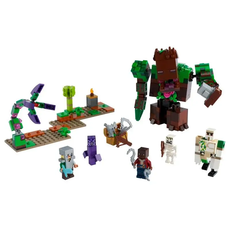 Bloques de construcci&oacute;n para ni&ntilde;os, juguete de ladrillos para armar casa del &aacute;rbol, pueblo, ciudad, cascada, Warhorse, ideal para regalo, c&oacute;digo 2021, Compatible con 21174, 21169 y 21172-2