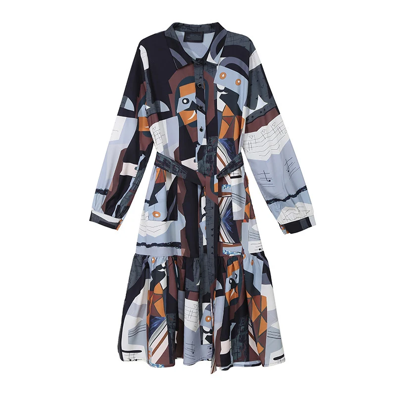 XITAO Европа Цветочные платья элегантные модные женские сшивание листьев лотоса