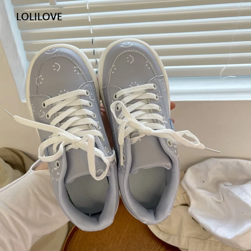 

2021 Women Sneakers Pink Kawaii Sports Vulcanized Shoes Mixed Color Cute shoes Sweet basket femme platform shoes