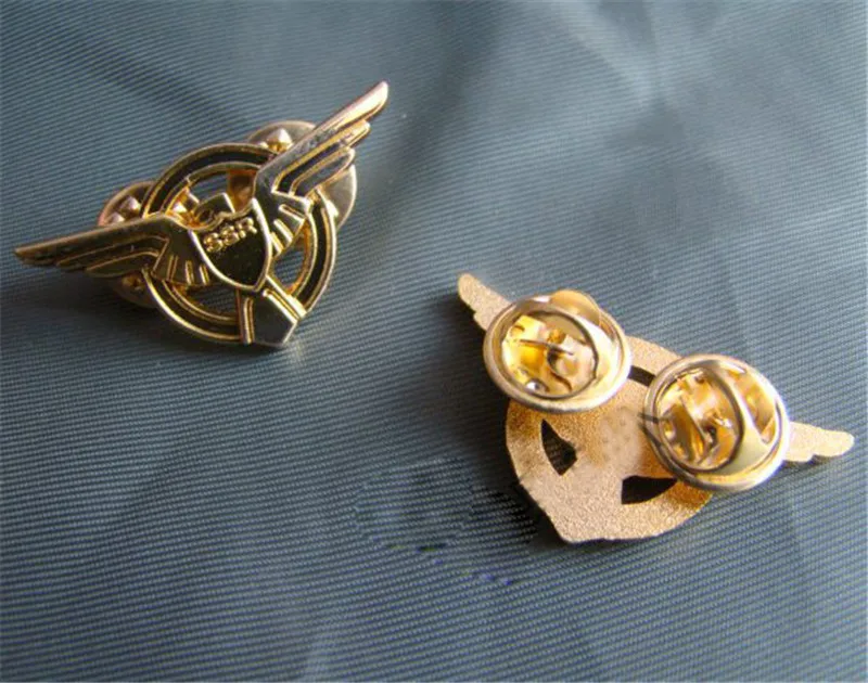 Булавка SSR на лацкан с изображением научного заповедника американского агента