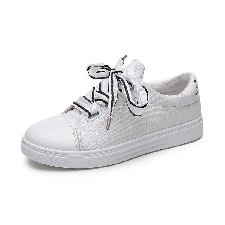 

Canvas Shoes 2019 New Spring and Summer Sweet Shallow Mouth Cross Straps Korean Version of The Wild Board Shoes Student Shoes