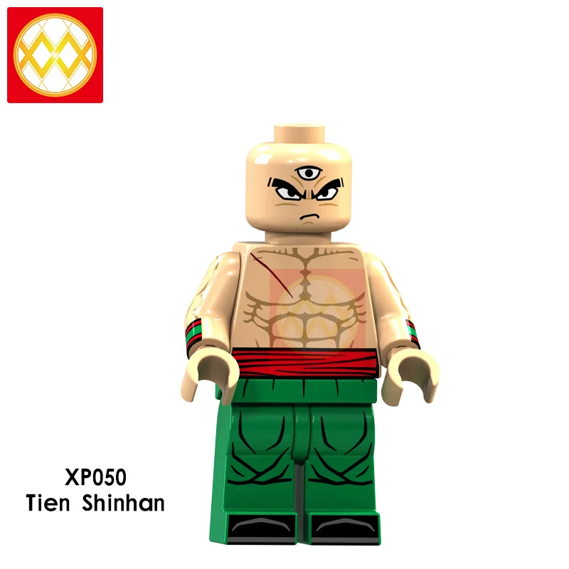 XP050 Tien Shinhan Dragon Ball Z строительные блоки Гоку Вегета Мастер Роши криллин стволы супер Saiyans Аниме Коллекция игрушек для детей Подарки - Цвет: XP050 Tien Shinhan
