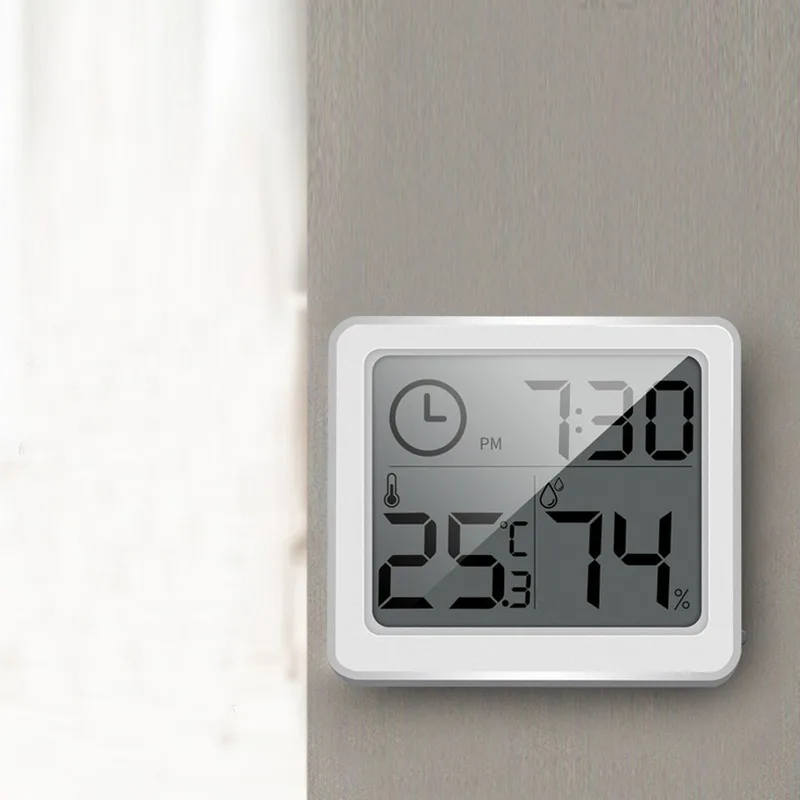 Автоматический измеритель температуры и влажности электронный настольный