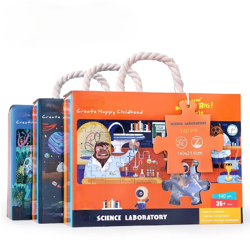 

JINLETONG Children jigsaw puzzle boys and girls kindergarten intelligence development early education large jigsaw puzzle toys