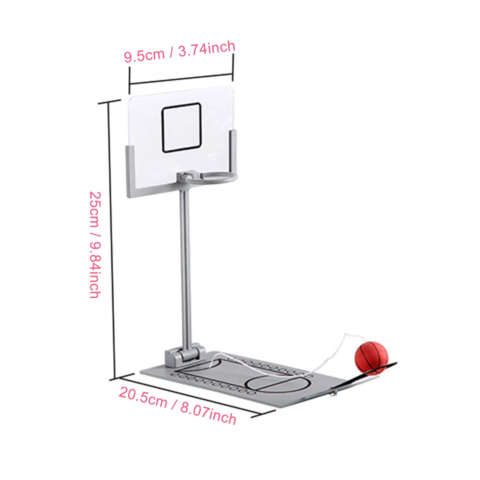 

Portable Foldable Basketball Machine Desktop Toy Creative Mini Desk Decompression Toy Stress Relief Game Decoration Kid Boy Gift