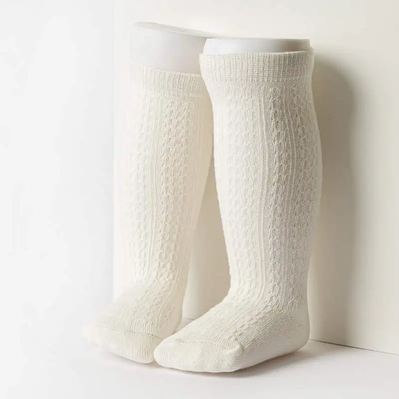 Warmom-Calcetines de algod&oacute;n hasta la rodilla para beb&eacute;, calentador de piernas, accesorios para reci&eacute;n nacido, primavera y verano-3