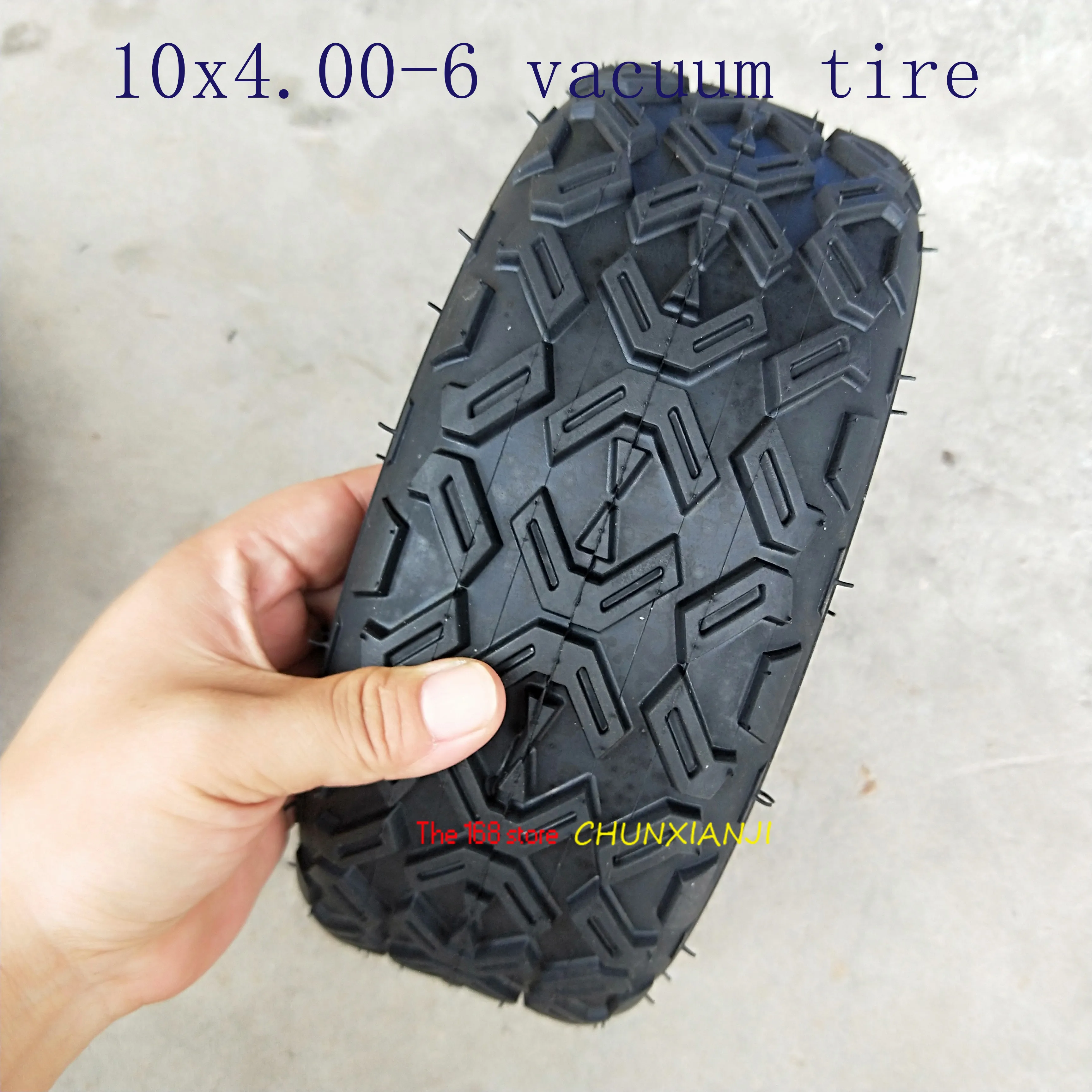 Бесплатная доставка 10 дюймовые вакуумные шины 10X4.00 6 10*4 00 бескамерные для снега