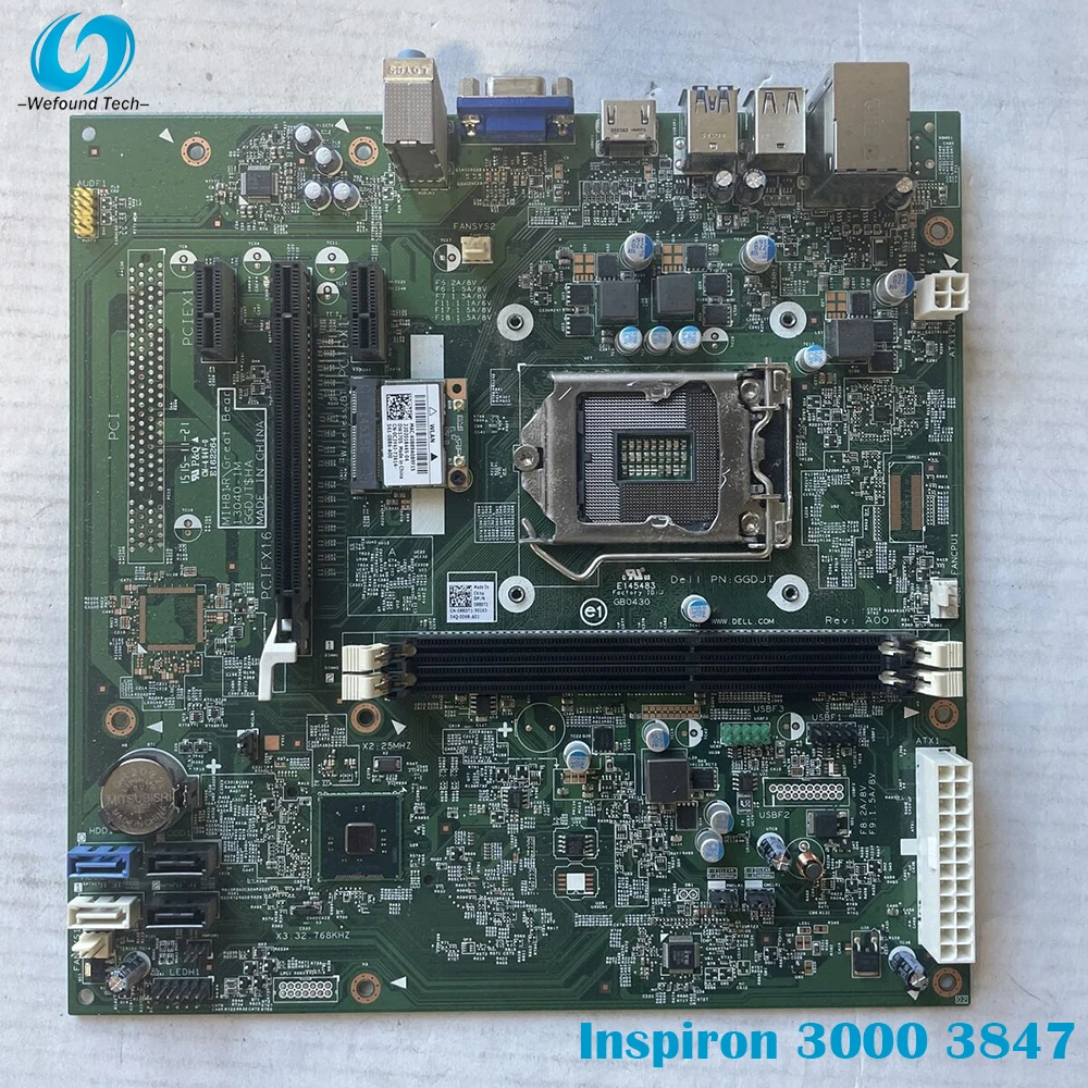 

100% Working For DELL Inspiron 3000 3847 Motherboard 088DT1 H81 MIH81R