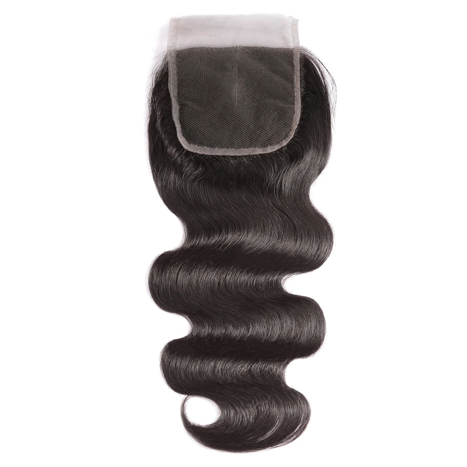 Majestic Girls OneCut волнистые волосы для тела 4x4 Кружевные бразильские Remy натуральный