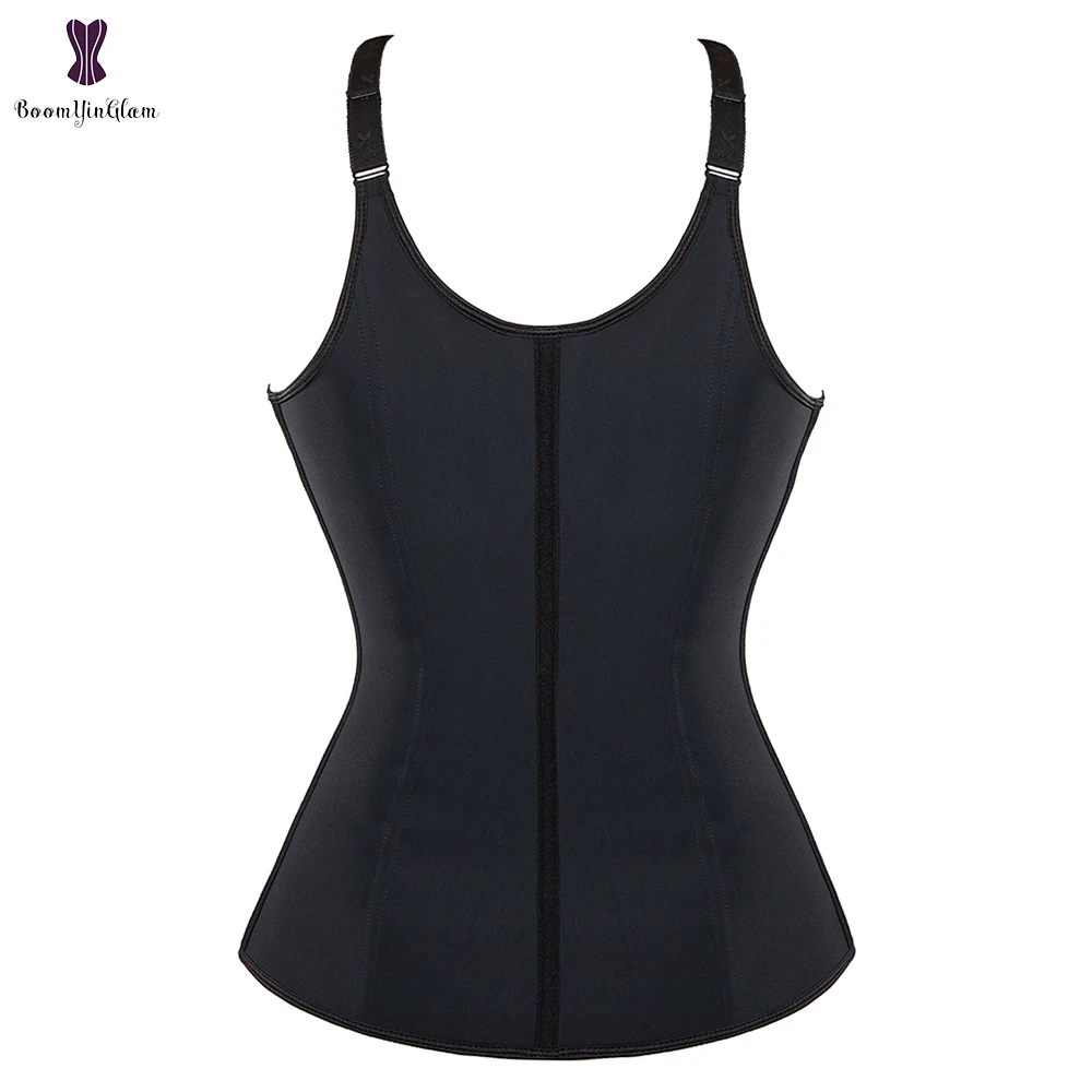 Corset 9 Steel Bones Latex Vest Waist Trainer Orthopedic Korset Slimming Belt Modeling Strap Shapers