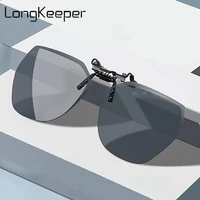 clip on glasses flip up sunglasses men polarized night vision photochromic lens vintage driving fishing goggles oculos de sol