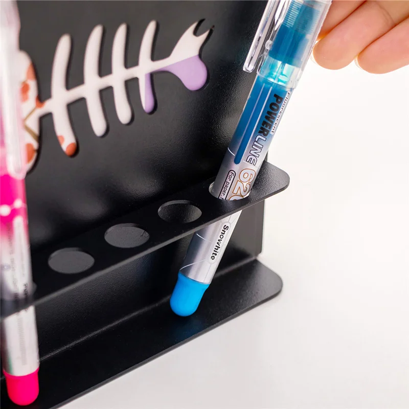 2 шт. металлический Настольный органайзер для ручек | Канцтовары офиса и дома