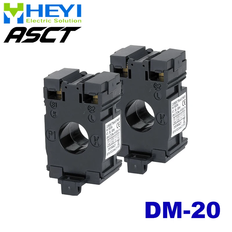 Din rail трансформатор тока тороидальный трансформатор тока DM-20 5/5A~ 300/5A AF-20