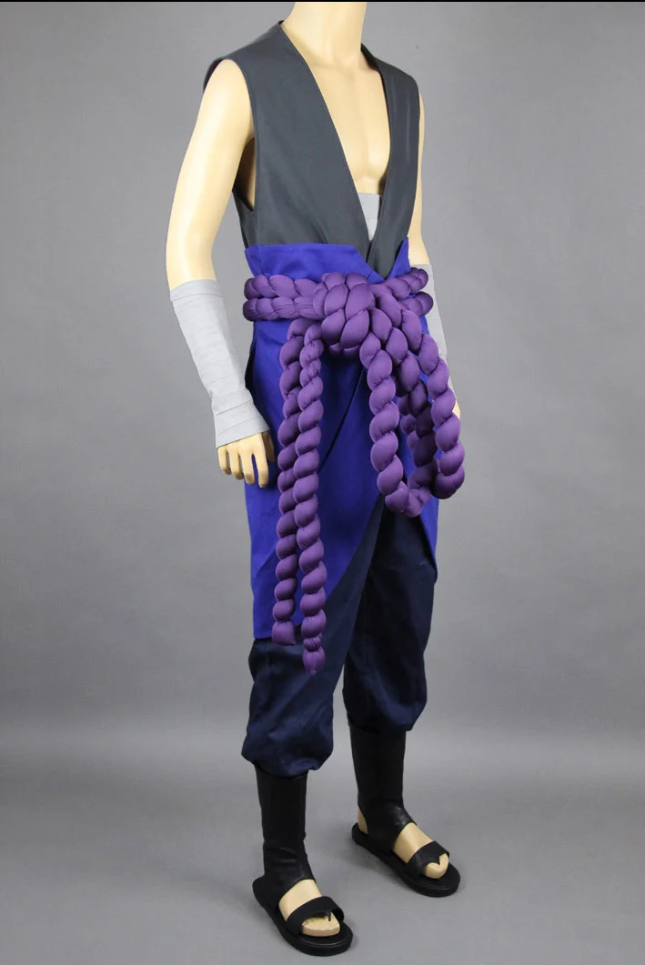 Shippuden Uchiha Sasuke Hebi Organization Cosplay Costume | Тематическая одежда и униформа