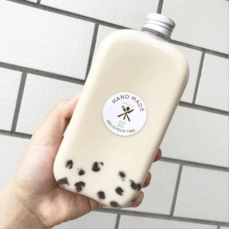 

Бесплатная доставка 1200 шт. круглые наклейки ручной работы Стикеры для выпечки молока чая бутылка для напитков