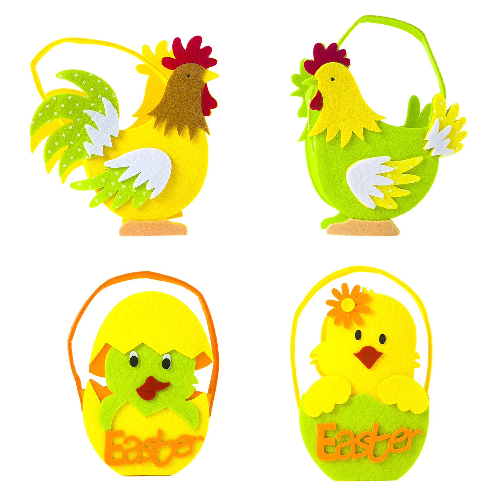 

New Styles Easter Bunny Basket Rabbit Bucket Egg Barrel Bags Kids Candy Eggs Storage Tote Handbag Party Festival