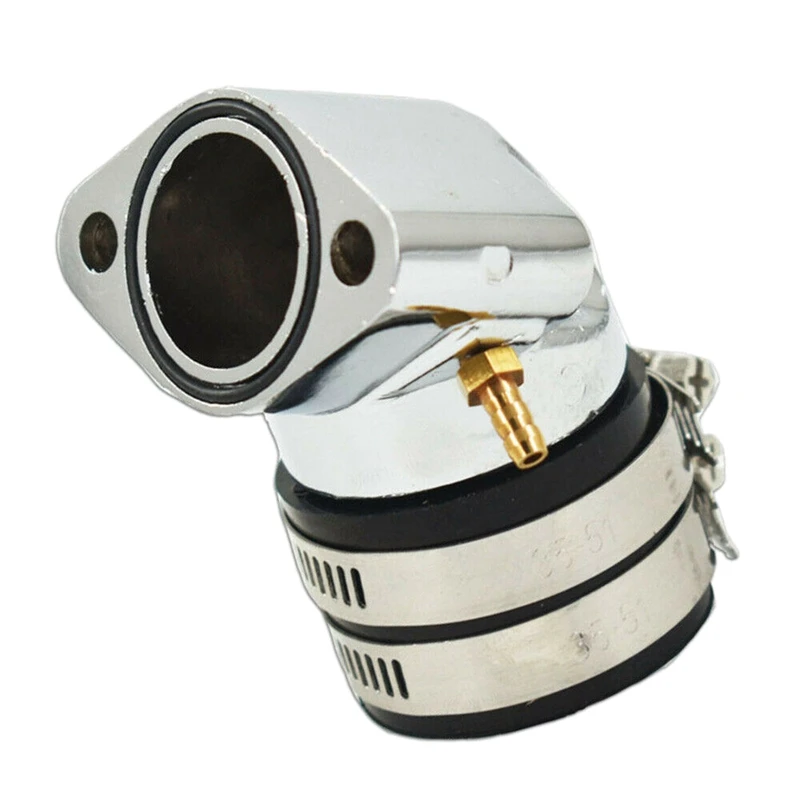 Карбюратор двигателя алюминиевый сплав угловой адаптер Впускной карбюратор