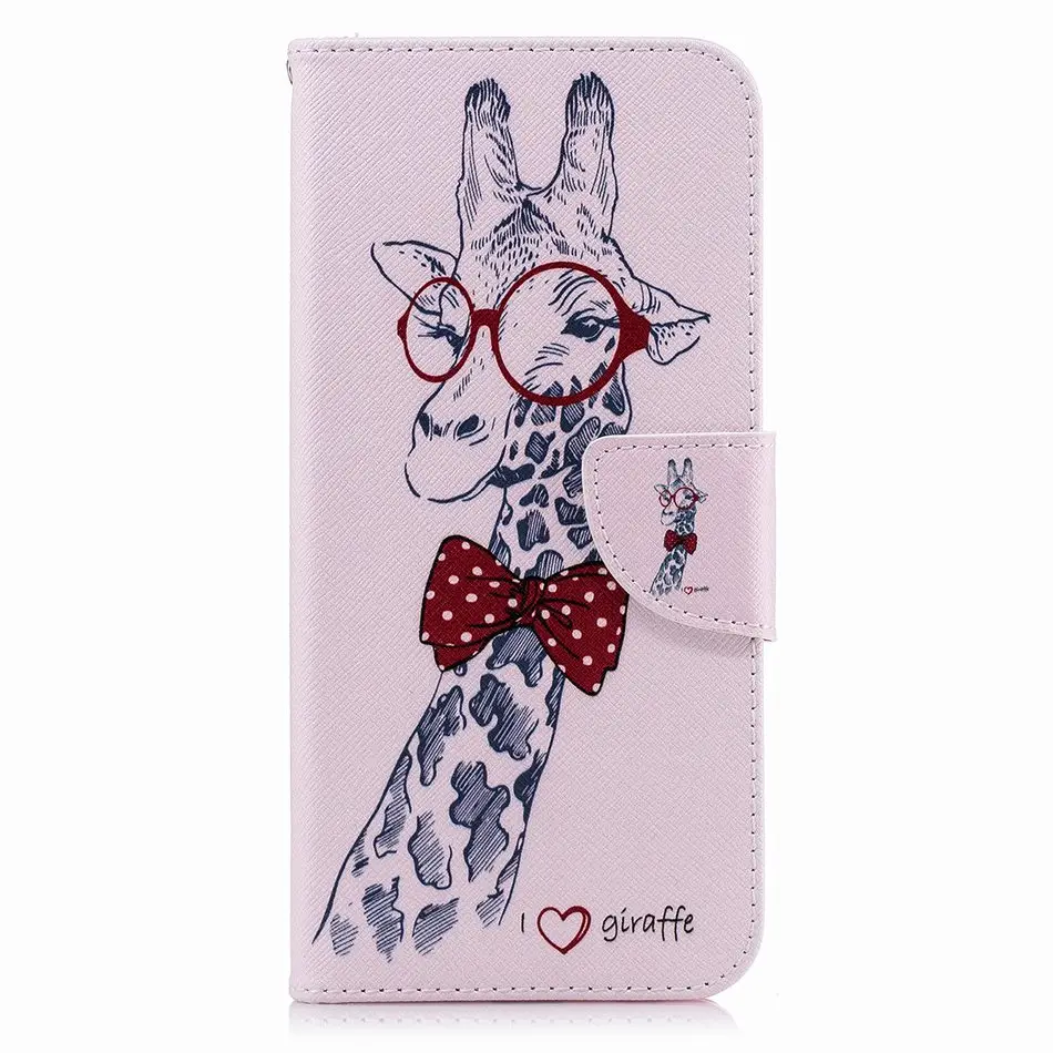 Deer Fundas Кожаные чехлы Цветной Окрашенные чехол для samsung A6 A8 плюс A3 A5 A7 J2 J3 Pro J4 J6 J5 J7 Note8 P07G - Цвет: Deer