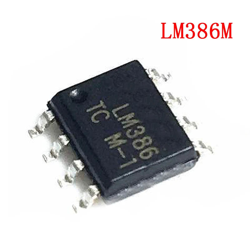 20 шт. LM386M-1 SOP8 LM386M LM386 аудио усилитель Lo Pwr Vtg Amp новый оригинальный | Электронные