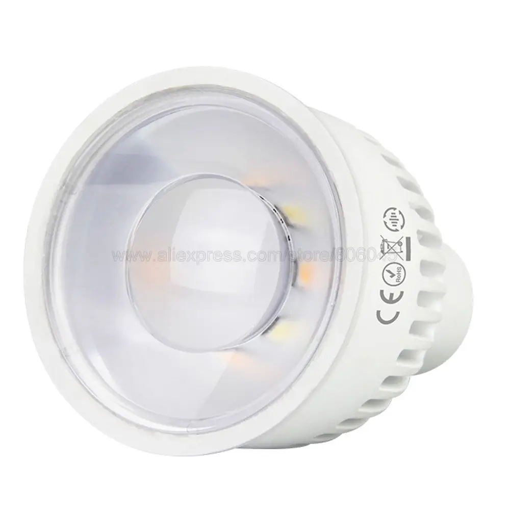 AC85-265V MiBoxer GU10 6 Вт Цвет Температура Регулируемый двойной белый с вращением по