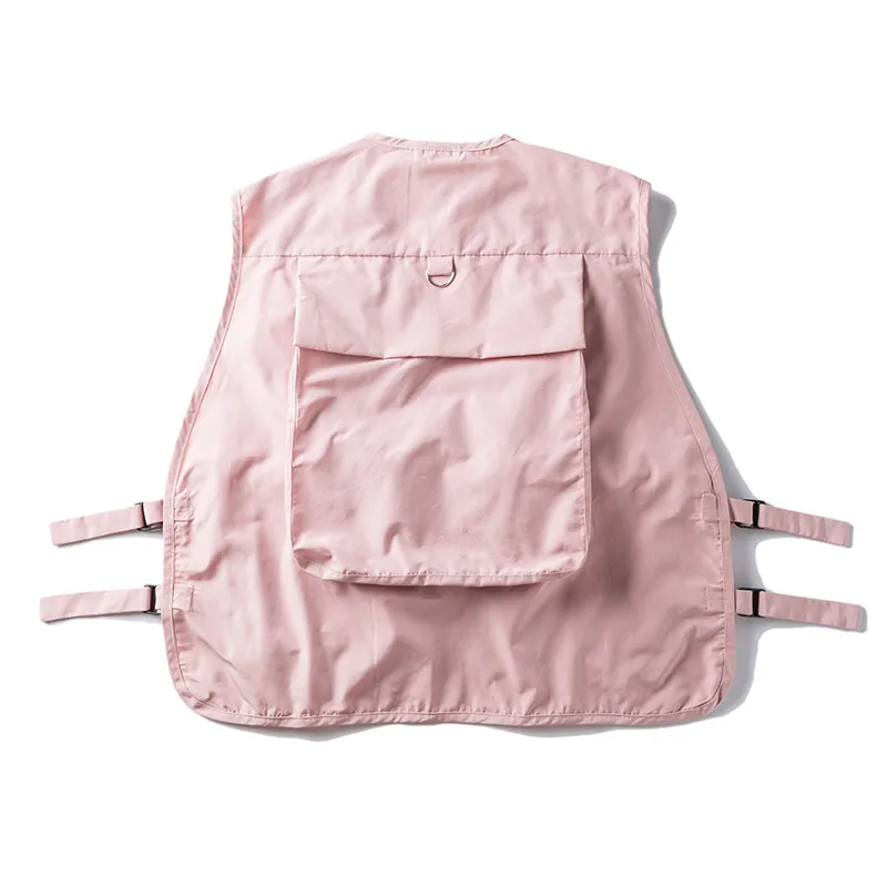 Модный военный жилет с несколькими карманами в стиле хип-хоп мужской ядром папы