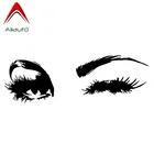 Модный стикер для автомобиля Aliauto, сексуальные женские аксессуары для глаз красоты, Виниловая наклейка, водонепроницаемая для Chevrolet Smart Toyota Lada,18 см * 6 см