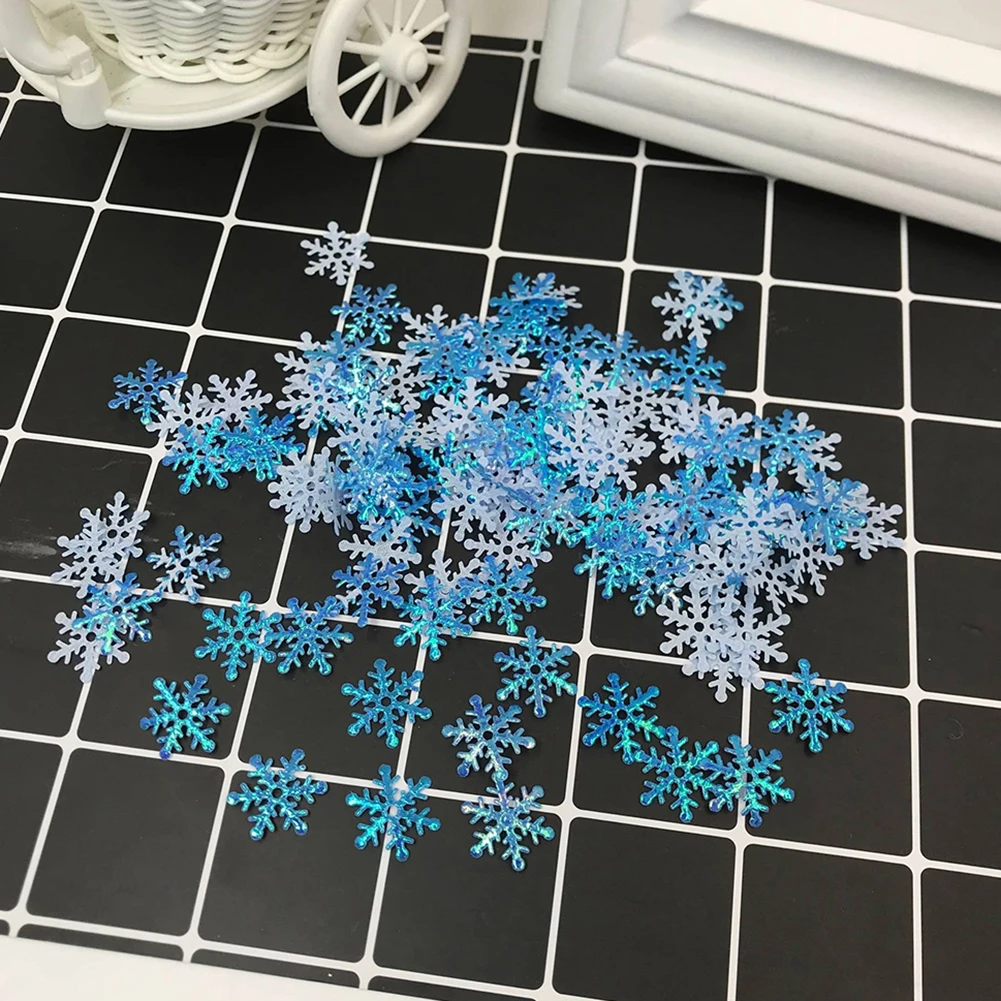 300 шт. рождественские поддельные снежинки DIY Свадьба новогодвечерние елка