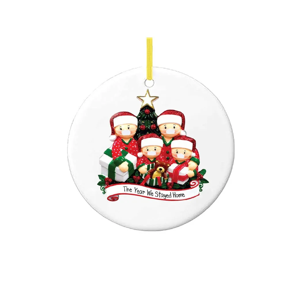 2020 Новая Рождественская елка украшение светящаяся подвеска Безликий старый