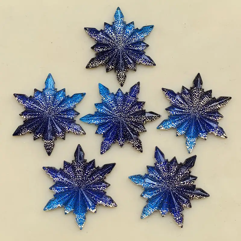 10 шт. 32 мм Хрустальная Смола Стразы с плоским основанием хрустальные камни