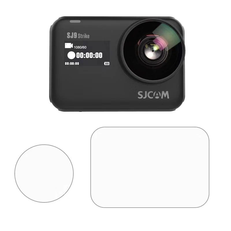Дисплей Clownfish/фотообъектив для SJCAM SJ9/Max/Strike /SJ4000X стеклянная пленка защитная