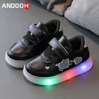 Кроссовки Детские светящиеся со светодиодной подсветкой, размер 21-30