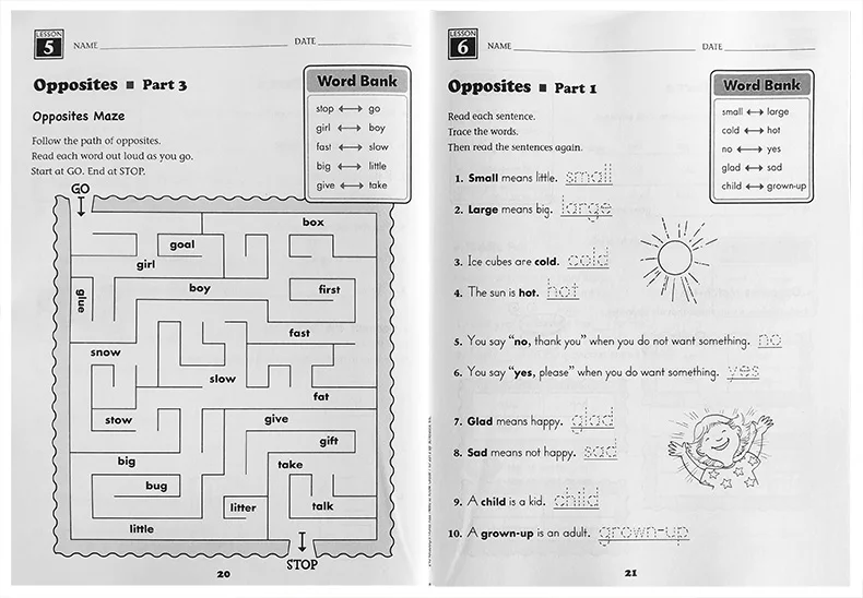 

240 Vocabulary Words Kids Need To Know, Grade 1 Scholastic Exercise Books