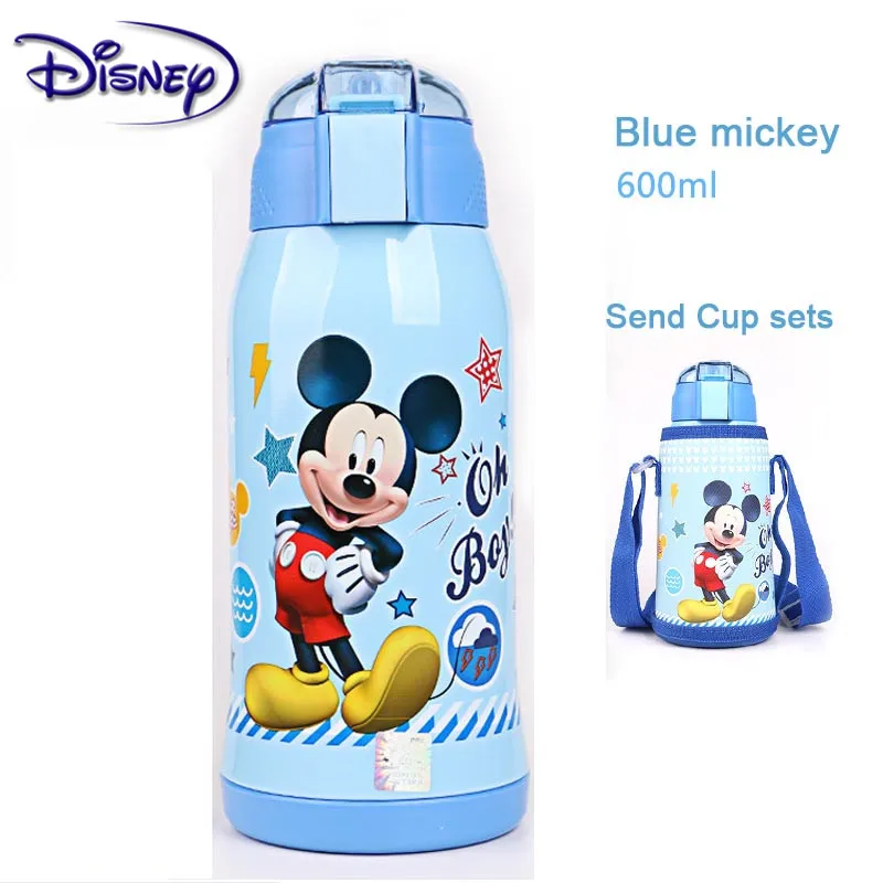 Disney 600ML Children's Ice Romance Mug Aisha Princess Stainless Steel Insulation Kettle Anna Cup with Straw | Мать и ребенок