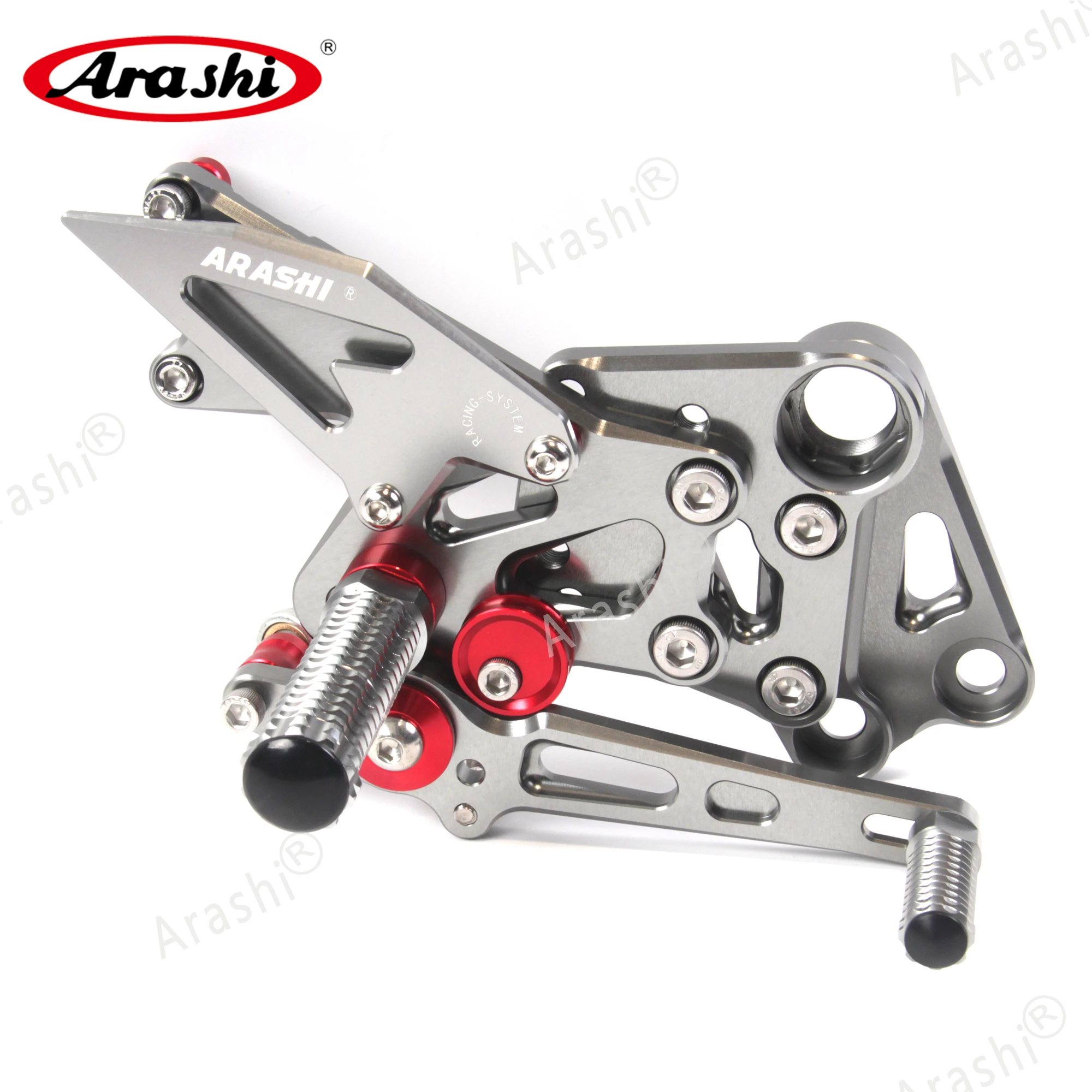 Arashi для KTM RC 390- CNC регулируемый Rider Rearset подножка алюминиевая подножки DUKE 390 RC390