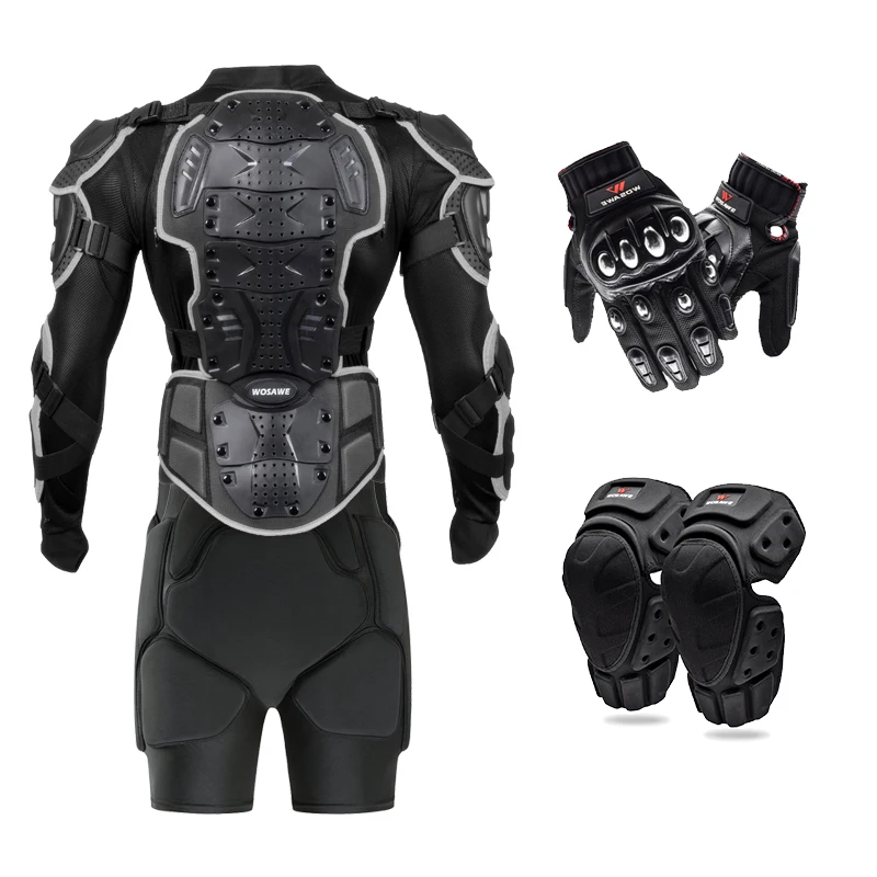 WOSAWE внедорожная мотоциклетная Броня из сплава нержавеющей стали защитное