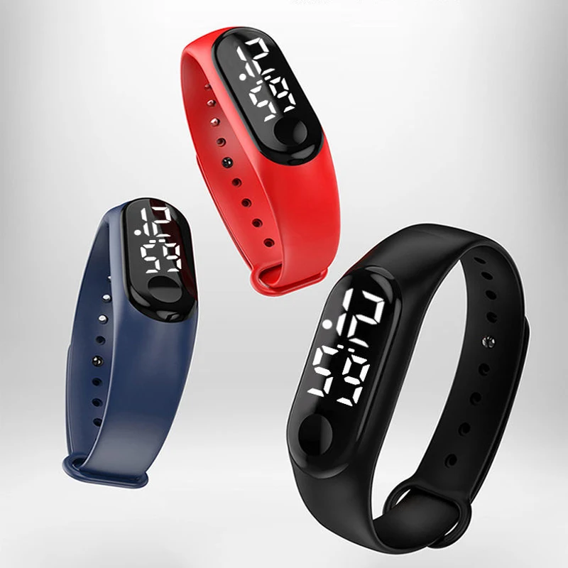 Wristwatch Fitness Color Screen Smart Sport Bracelet Activity Running Tracker Heart Rate for Children Men Women Watch Hours