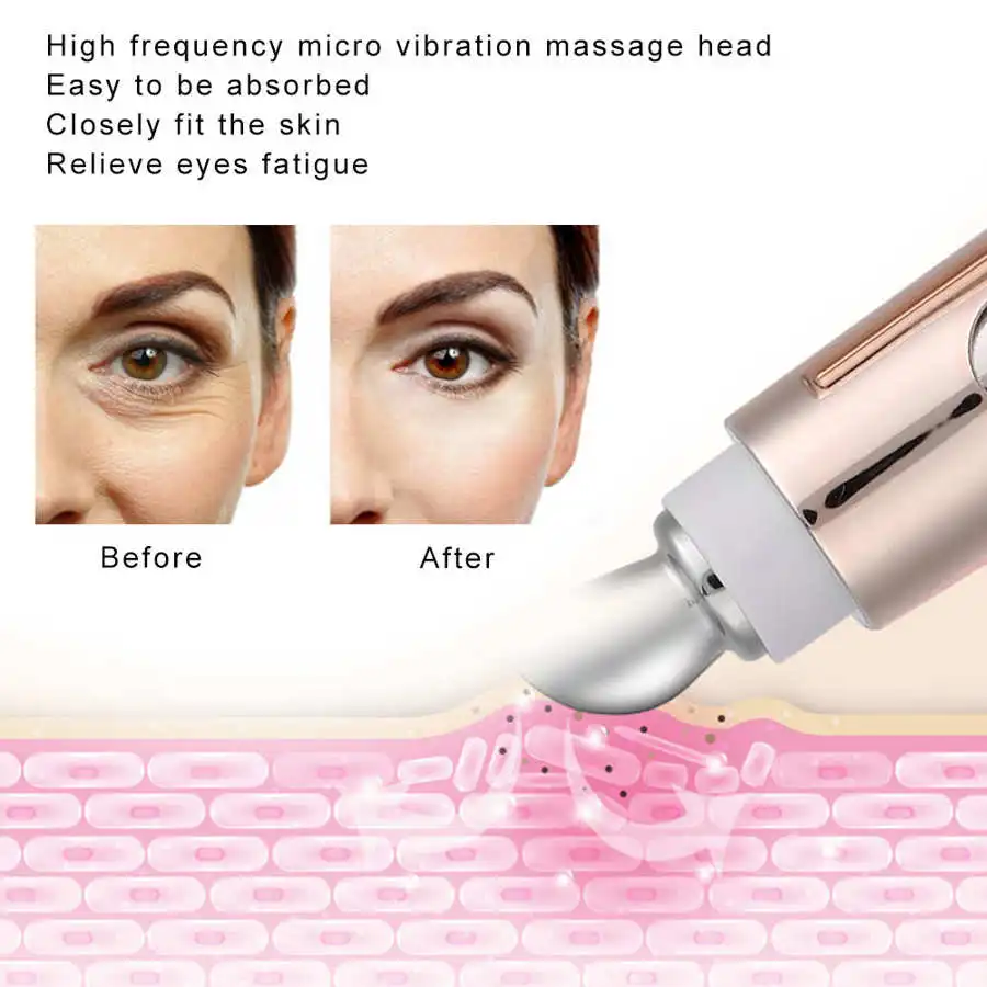 Мужской крем для глаз Электрический вибрирующий массажер удаление темных кругов