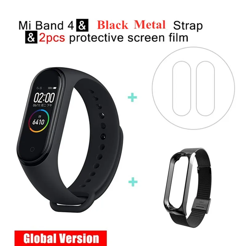 23 Xiao mi Band 4 Smart Band AMOLED сенсорный экран фитнес-трекер пульсометр монотор mi Band 4 глобальная версия шагомер - Цвет: 23
