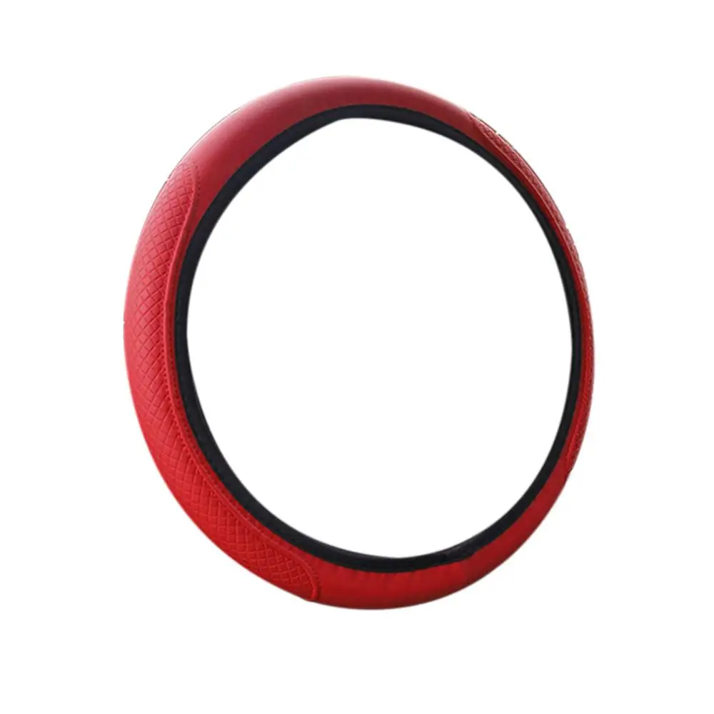 Чехол рулевого колеса автомобиля из волоконной кожи противоскользящий чехол с