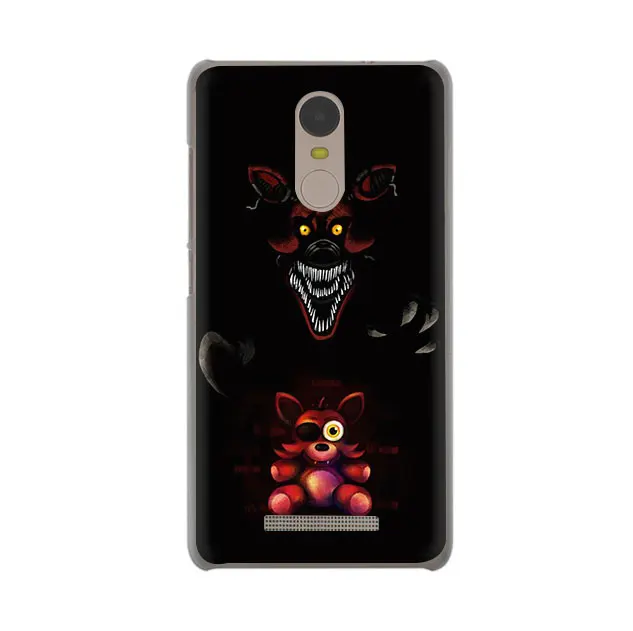 EWAU Fnaf плюшевый Foxy жесткий чехол для телефона Xiaomi Redmi 4A 4X5 5A 6 6A 7 7A Plus GO S2 K20 pro
