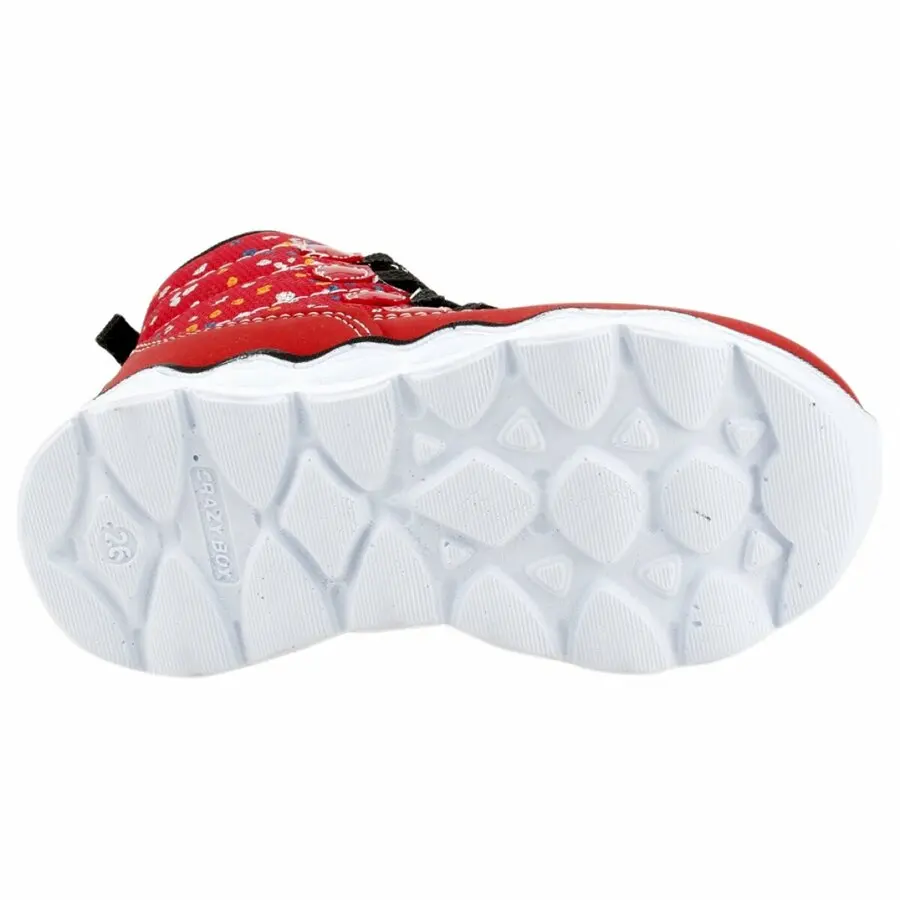 

Boots For Kids Girls Twingo 470 Thermal Zippered Illuminated Girls Boots Shoes Red