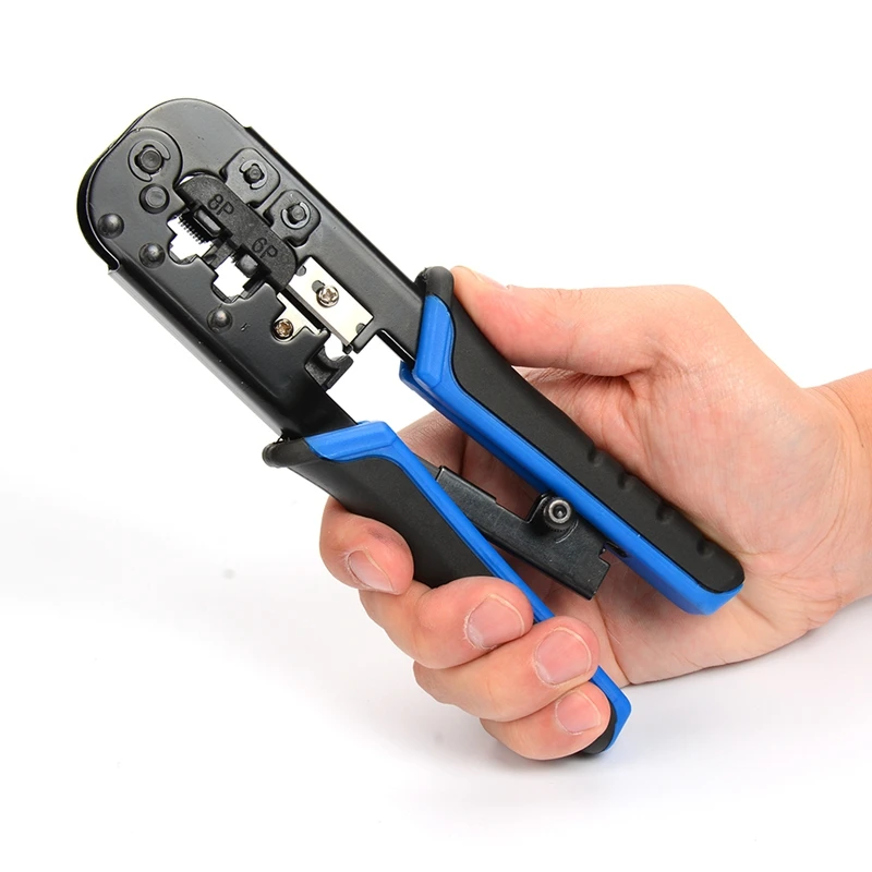 

EZ RJ45 Crimping Tool Straight Through for RJ45 / RJ12 Conventional and End-Through Connectors