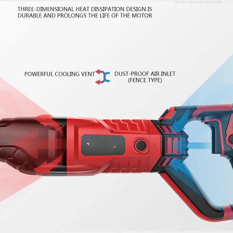 Электрическая косточная пила 220 В цепная режущий инструмент бытовой ручной резак