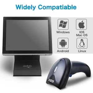 NETUM W8-X Bluetooth беспроводной 2D QR сканер штрих-кода и W6 2,4G беспроводной CCD считыватель штрих-кода для Мобильных Платежей компьютерный экран