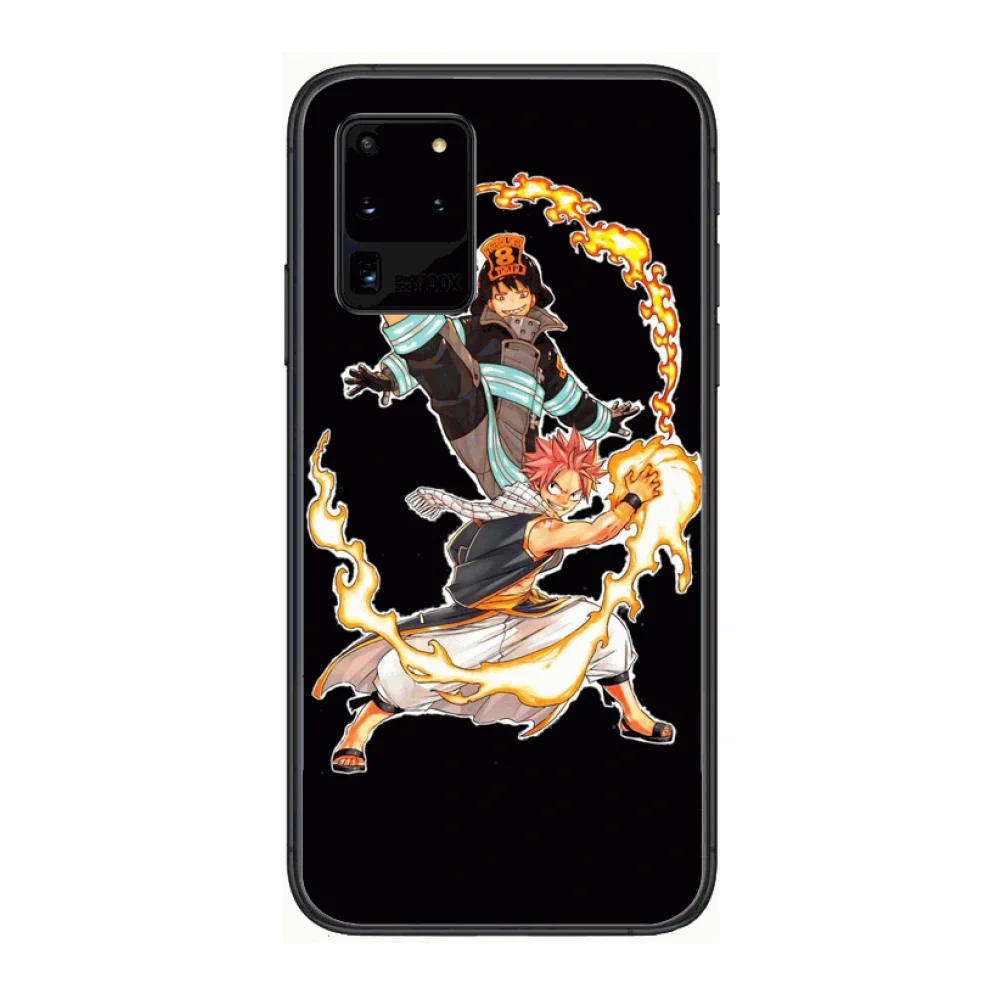 

Anime FIREBRIGADE Trendy Style Phone cover hull For SamSung Galaxy S 6 7 8 9 10 20 Plus Edge E 5G Lite Ultra black soft bumper