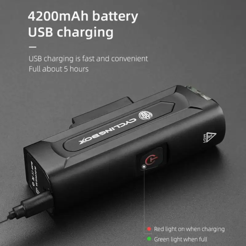 

Rainproof USB Rechargeable Bike Light MTB Front Lamp Headlight Aluminum Ultralight Flashlight Bicycle Light Cycle Tools