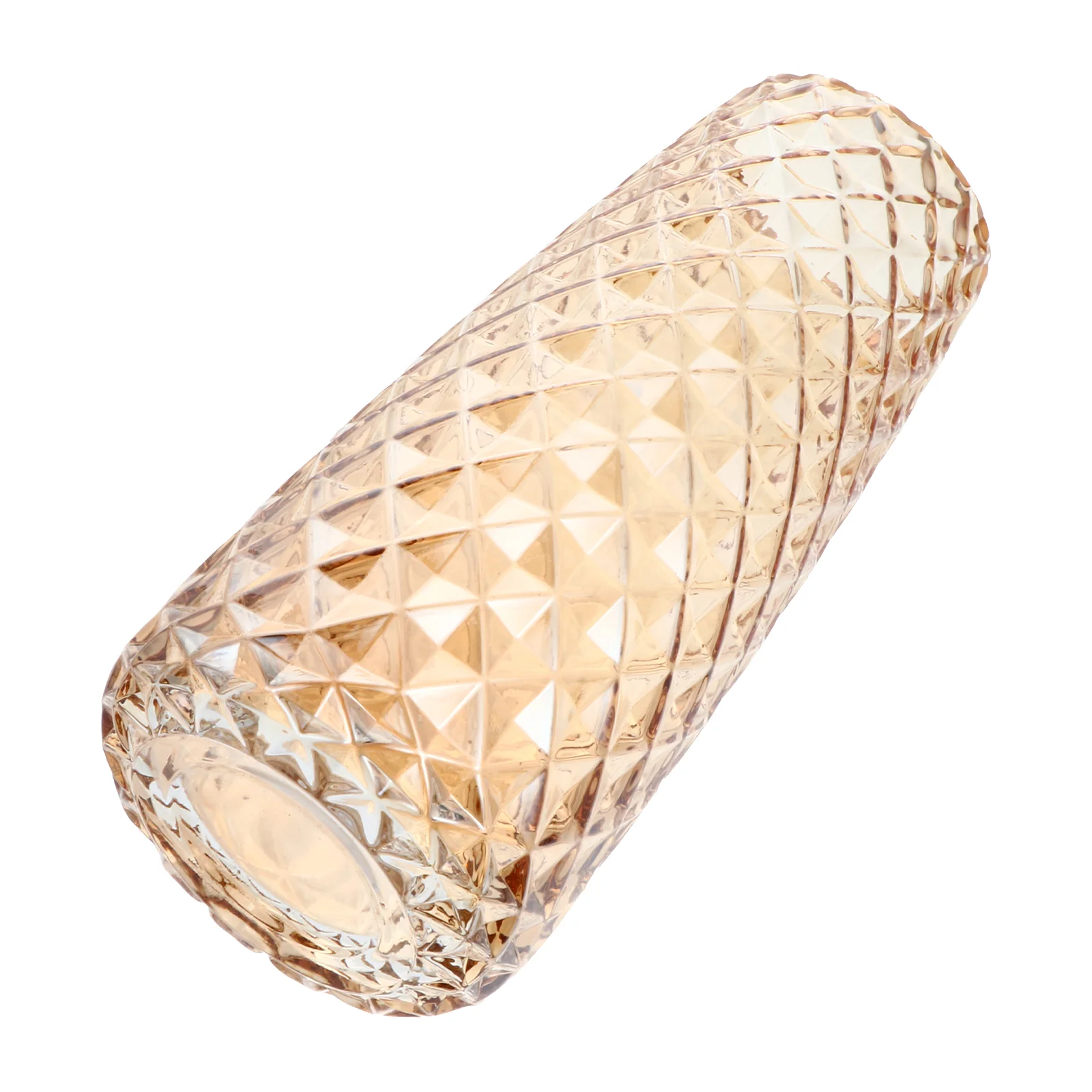 

Pineapple Pattern Electroplated Vase Glass Clear Creative Vase Flower Container